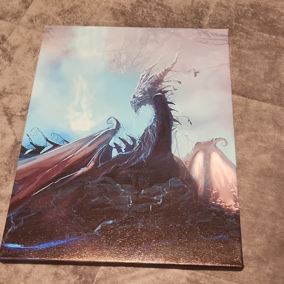 Fantasy Dragon Art Canvas - Picture 1 of 3
